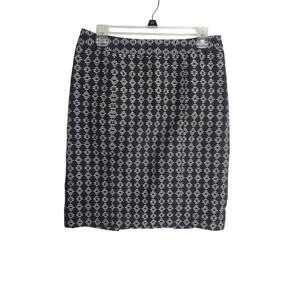 Etcetera Pencil Skirt sz 6 Aztec Geometric pattern Careerwear professional